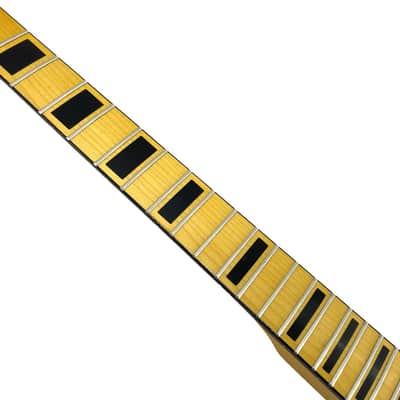 Electric Guitar Neck Replacement Maple Neck with Rosewood Fingerboard, Black Binding image 6