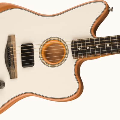 Fender American Acoustasonic Jazzmaster - Arctic White image 4