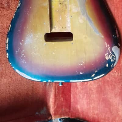 Fender Stratocaster Body 1962-1963 - Pre CBS sunburst Lightweight Alder Body image 2