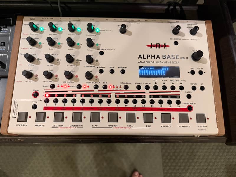 JoMox Alpha Base Analog Drum Synthesizer 2017 - Present - White / Natural image 1