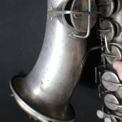 An Antique 1920's Wm. Frank & Co. C Melody Saxophone a Good Sax for Jazz   as-is   # 9 S image 18