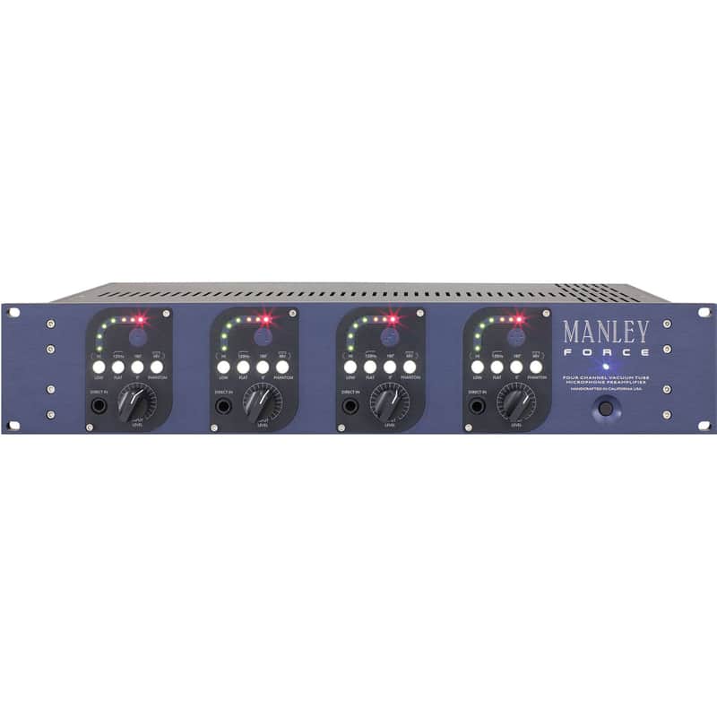 Manley Labs Force 4-Channel Vacuum Tube Microphone Preamplifier image 1