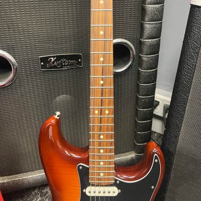 Fender Player Stratocaster HSS Plus Top with Pau Ferro Fretboard 2019 - 2024 - Tobacco Sunburst image 3