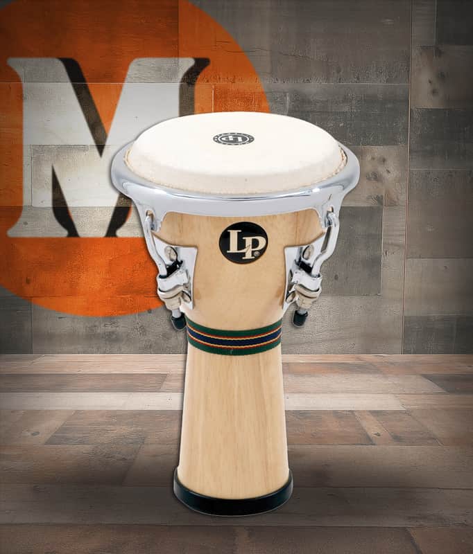 Latin Percussion LP 4 1/2" Mini Djembe Oak Natural (LPM196-AW) image 1