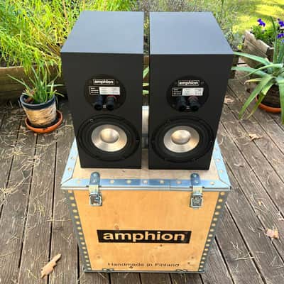 Amphion One18 Passive Studio Monitors - Pair - Black - White image 4