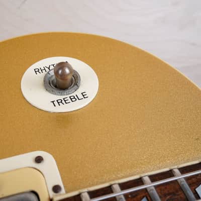 Greco EG-500 Deluxe MIJ 1979 Gold Top Maxon Mini Humbuckers Vintage Japan w/ Bag image 8