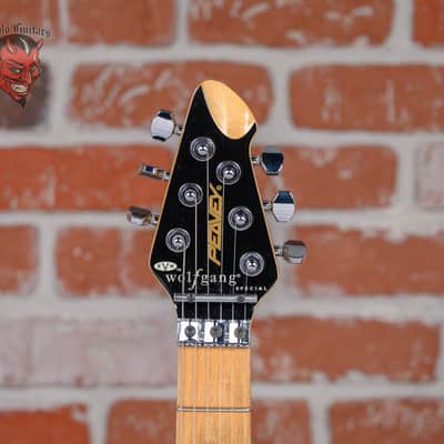 Peavey EVH Wolfgang Special Quilted Maple Top Amber 1999 w/OHSC image 9