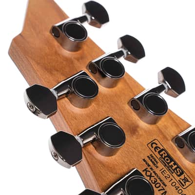 Cort KX Series Multi-Scale 7-String Electric Guitar - Open Open Pore Mahogany (KX307MSOPM-U) image 9