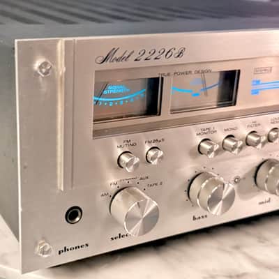✨ Marantz 2228B Vintage Stereo Receiver – Serviced, Blue LED, Partial Recap, Tested – BVA image 6