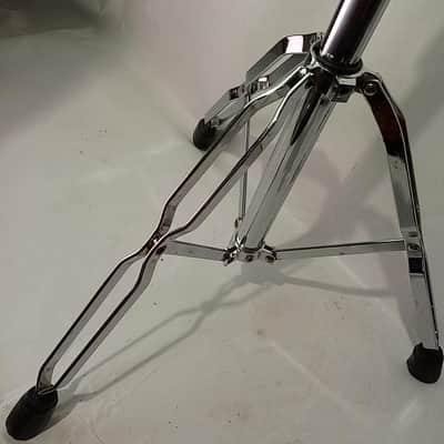 Ludwig Tripod Cymbal Stand Base Chrome Double-Braced Parts Red Black Label 1"Rec image 3
