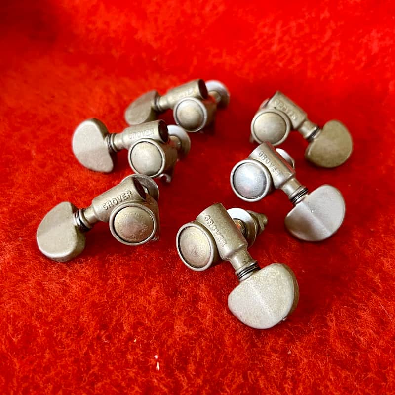 1958 Grover PAF Rotomatic guitar tuners Nickel