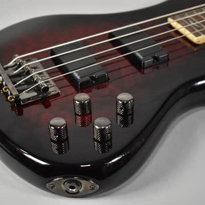 2012 Schecter Diamond Series Stiletto Extreme-4 Bass Black Cherry image 7
