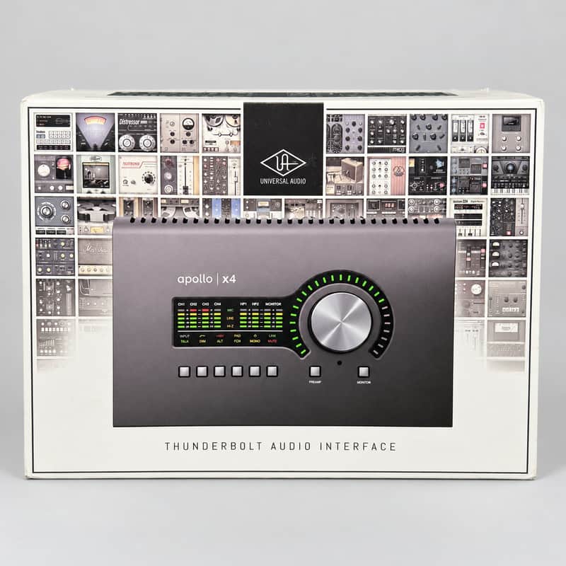 Universal Audio Apollo x4 QUAD Thunderbolt 3 Audio Interface 2019 - Present - Gray