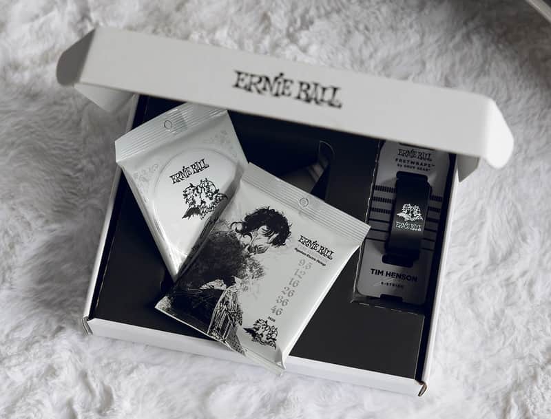 Ernie Ball Tim Henson Signature Accessory Package w/Strings, Cable and Fretwrap image 1