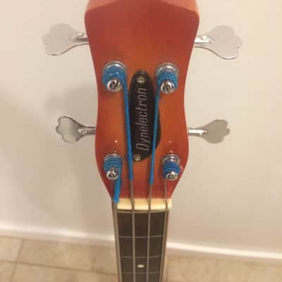 Dynelectron Fretless Longhorn bass Danelectro copy RARE 60s/70s image 1