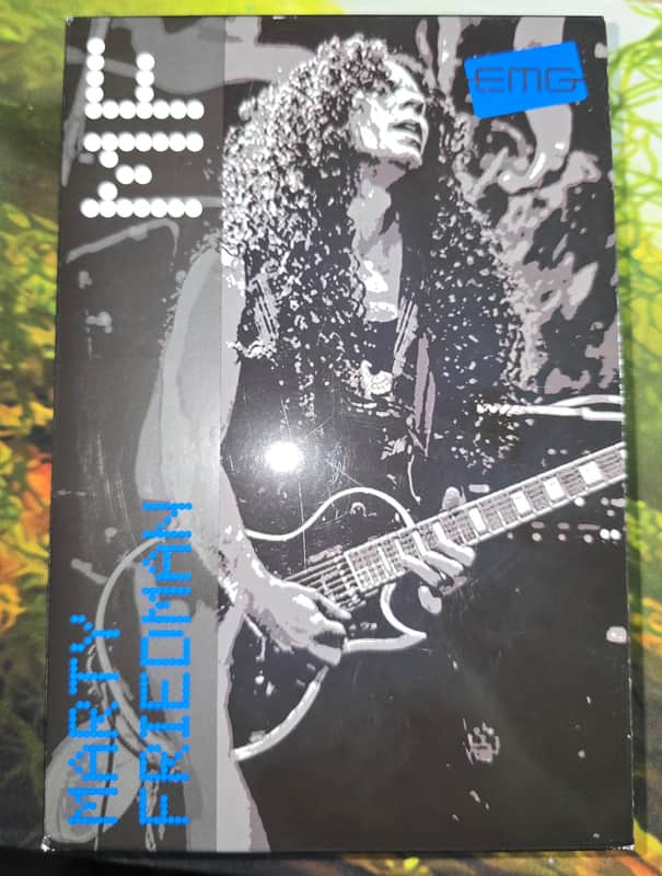 EMG MF-B5/MF-N5-BRBC Marty Friedman Signature Humbucker Set 2010s - Black Brushed Chrome image 1