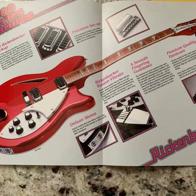 Rickenbacker 300 Series Guitar Catalog & Price List 1985 330 360 320 350 /12 image 6