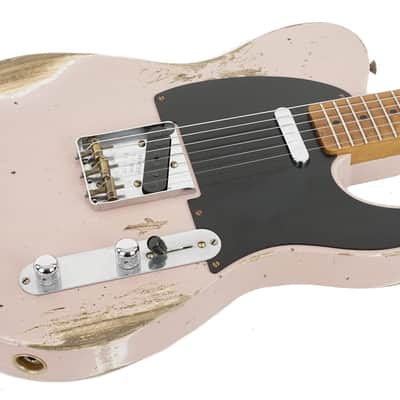 2022 Fender Custom Shop '52 Telecaster Relic Dirty Shell Pink image 6