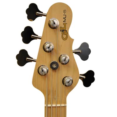 G&L MJ-5 Empress Wood Body Ultra Light Weight Bass  Orange Transparent image 6