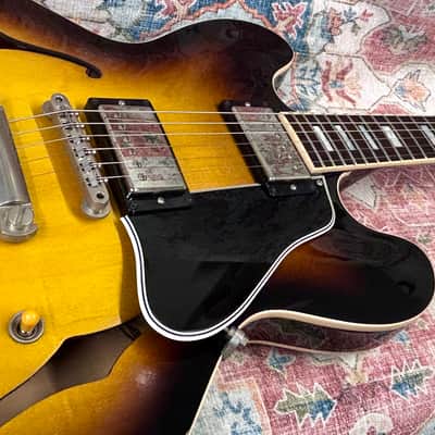 Gibson Memphis Custom '63' Block Inlay 335 2008 - Vintage Sunburst image 10