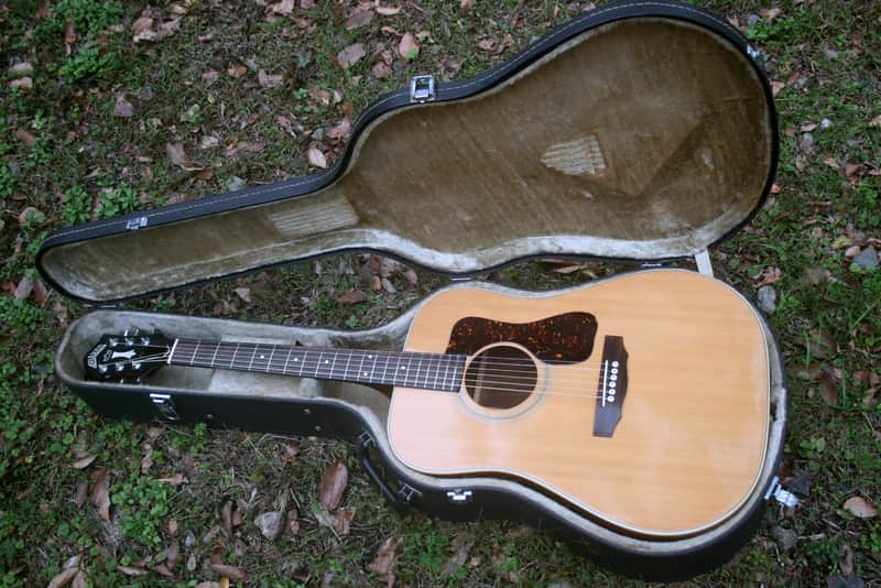 Aria GL-350 Guild D40 copy by Matsumoku Japan 1975 Natural+Hard