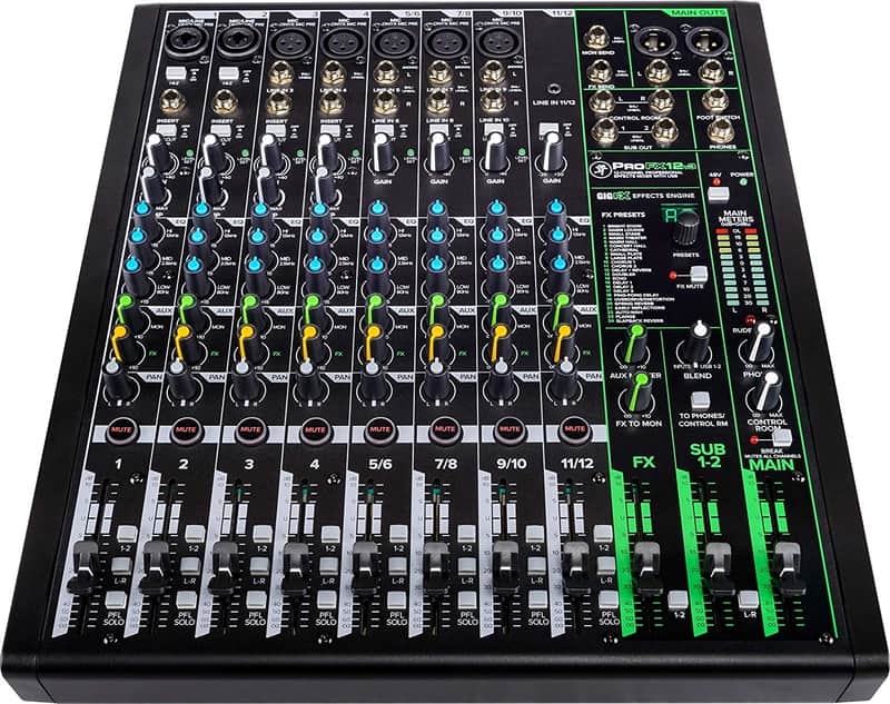 Mackie ProFX12v3 12-Channel Effects Mixer | Reverb