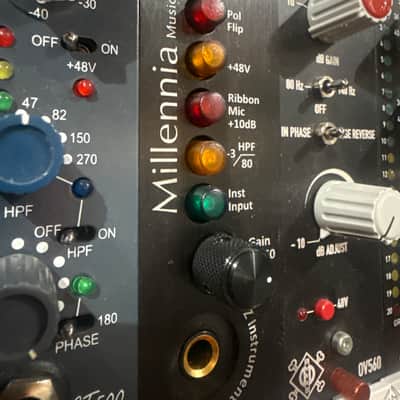 Millennia Media HV-35 500 Series Mic Preamp Module 2010s - Black image 2