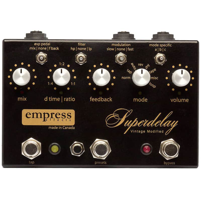 ギター Empress Superdelay Vintage Modify Empress Vintage Modified Superdelay Pedal | Reverb Italia