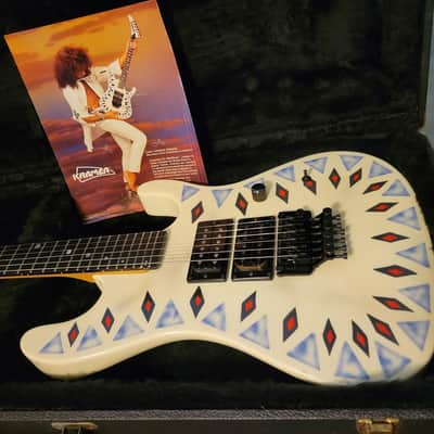 Kramer Nightswan 1989 Aztec graphic guitar Vintage Original Floyd Knapp USA F serial WOW image 1