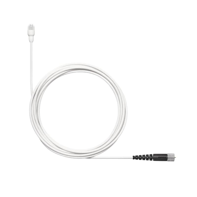 Shure TL47W/O-MDOT-A Omni LAV, LOW SENS, MDOT,White,ACCS image 1