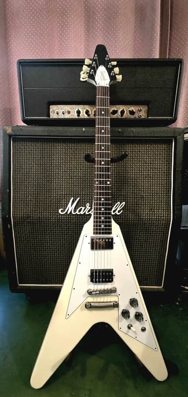 2014 Gibson Custom Shop, Benchmark 67 Flying V White image 1