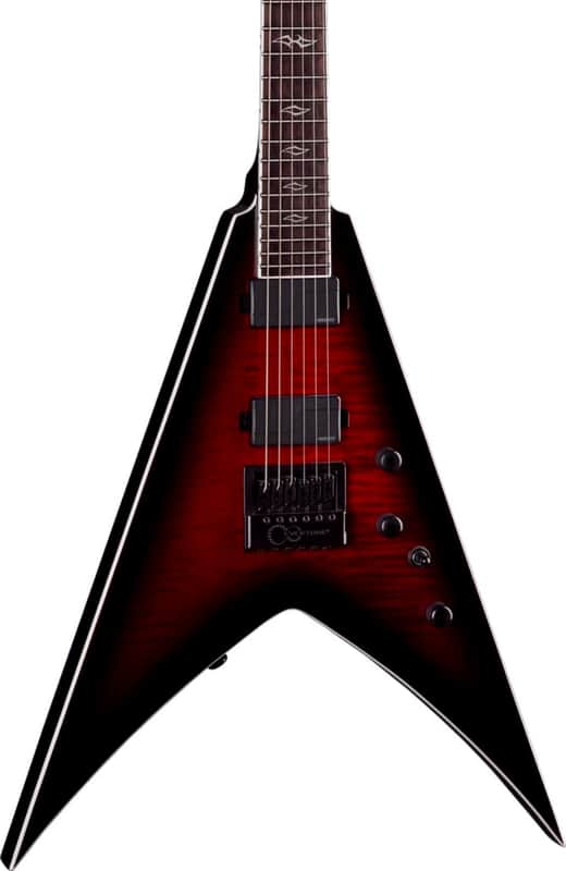 Dean Vengeance Select Evertune Fluence Electric Guitar, Ebony Fingerboard, Black Cherry Burst image 1