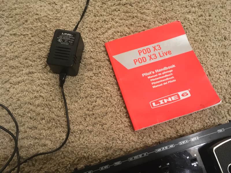 Line 6 POD X3 Live Guitar Multi-Effects Pedal with bag , | Reverb