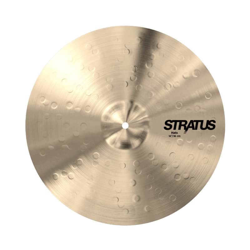 Sabian 14 inch Stratus Hi-Hat Cymbals with B20 Bronze and Medium Weight, Bright-to-Mid Timbre image 1