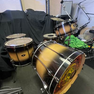 Tama Superstar Hyperdrive 5pc Drum Set - Dark Desert Burst image 1