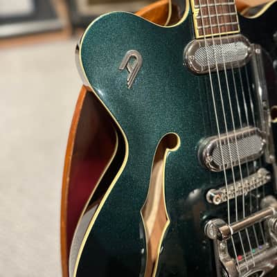 Duesenberg Gran Majesto Double Cut Semi-Hollow Electric Guitar 2010s - Catalina Green image 4