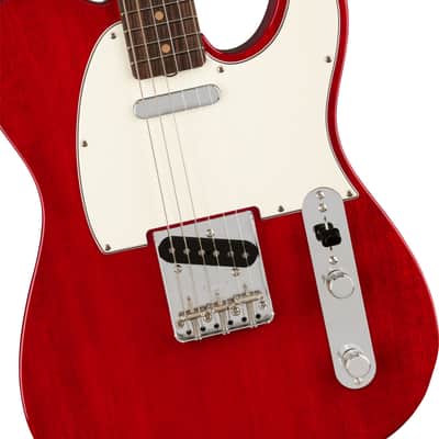 Fender American Vintage II 1963 Telecaster Electric Guitar - Rosewood Fingerboard, Crimson Red Transparent image 3