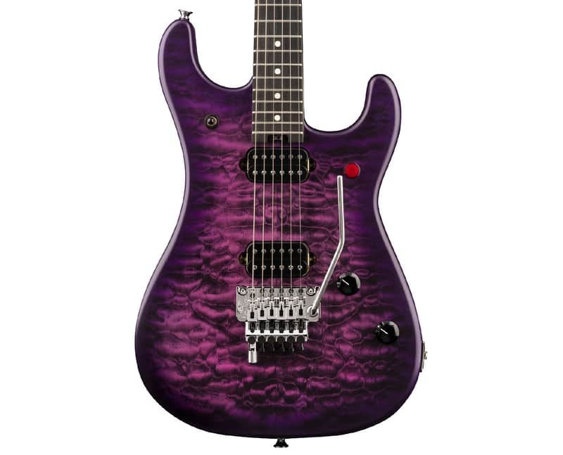 Used EVH 5150 Series Deluxe QM Electric Guitar - Purple Daze w/ Ebony FB image 1