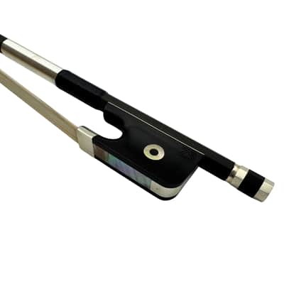 ZS Strings Eclipse Carbon Fiber Cello Bow 2025 - Pure Carbon image 3