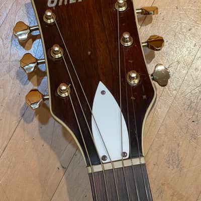 Vintage Gretsch solid spruce top acoustic / electric guitar  Sun valley  60’s  - Natural nitrocellulose image 4