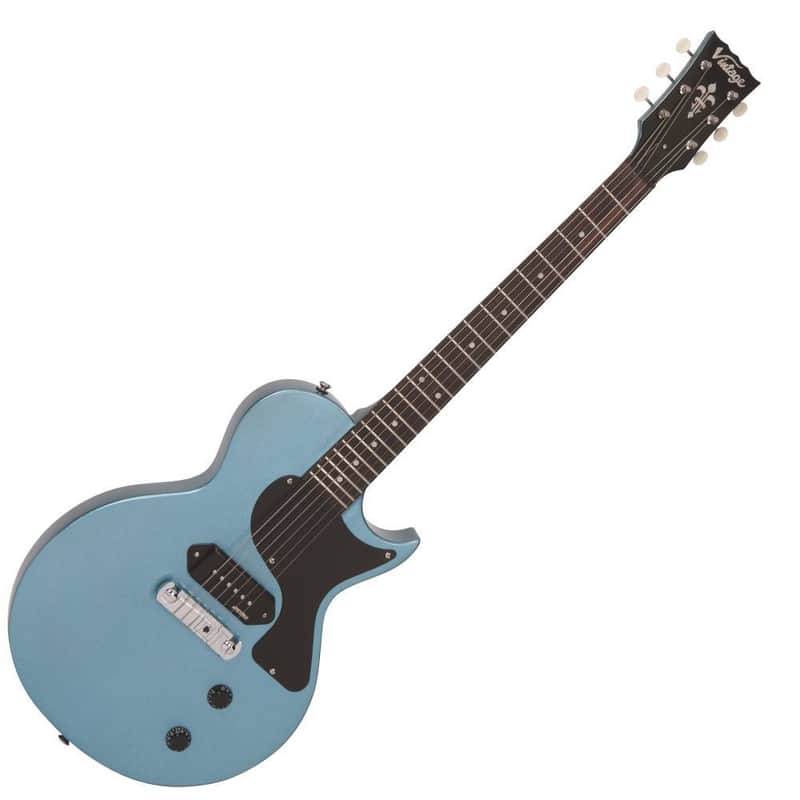 Vintage Vintage V120 ReIssued Electric Guitar ~ Gun Hill Blue ...