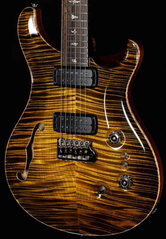 PRS Private Stock 11604 Custom 24-08 Semi-Hollow Tiger Eye Glow (354) image 1