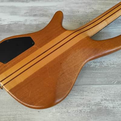 1992 Heartfield (by Fender Japan) Prophecy III Neckthrough Bass (Natural) image 7