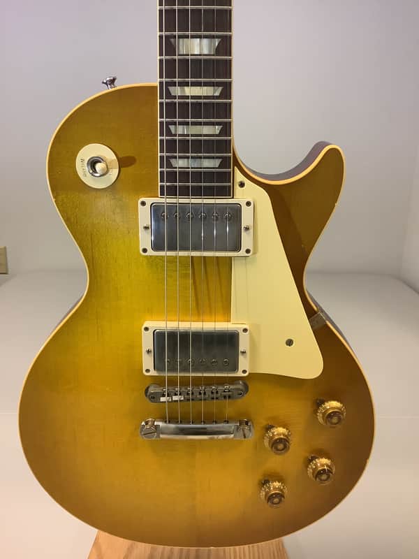 Gibson Custom 1958 Les Paul Standard Reissue Electric Guitar - Murphy Lab Light Aged Lemon Burst image 1