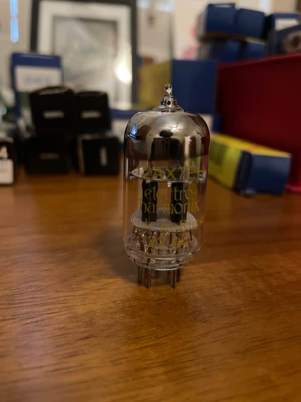 Electro-Harmonix 12AX7EH Preamp Vacuum Tube - Single 2010s - Clear image 1