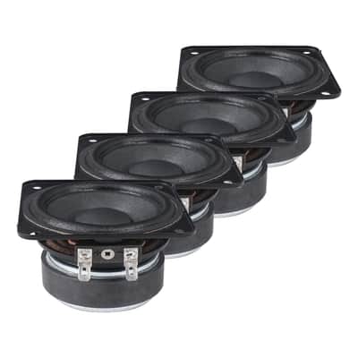 STWF-3 | 3" Full-Range Replacement Woofers, for PA/DJ and Column Speakers, CARPO-M42, CARPO-M64, CARPO-M106, ZETHUS-M3, 4-Pack or 8-Pack-4-Pack (STWF-3-4PACK) image 1