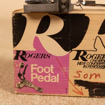 Vintage Rogers Swiv-O-Matic #396 Hinged Heel Bass Drum Pedal with Box image 2