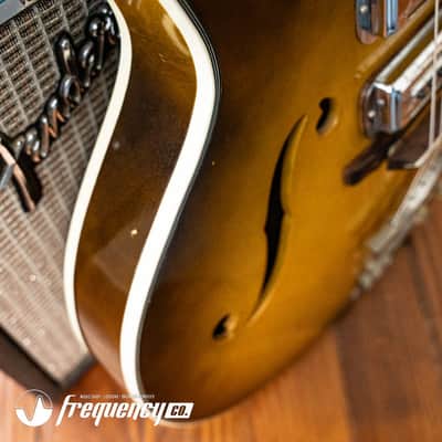 Harmony H-75 Hollowbody Electric Guitar in Vintage Burst - 1963 image 19
