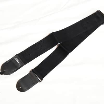 BC RICH plain solid BLACK nylon GUITAR strap - NEW image 3