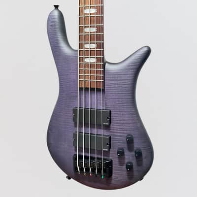 Spector Euro 5 LX 5 String Neck Through Electric Bass Guitar - Nightshade Matte image 3